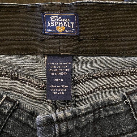Blue Asphalt Jeans size 11 - Picture 3 of 3